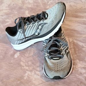 Saucony running shoes grey size 10
